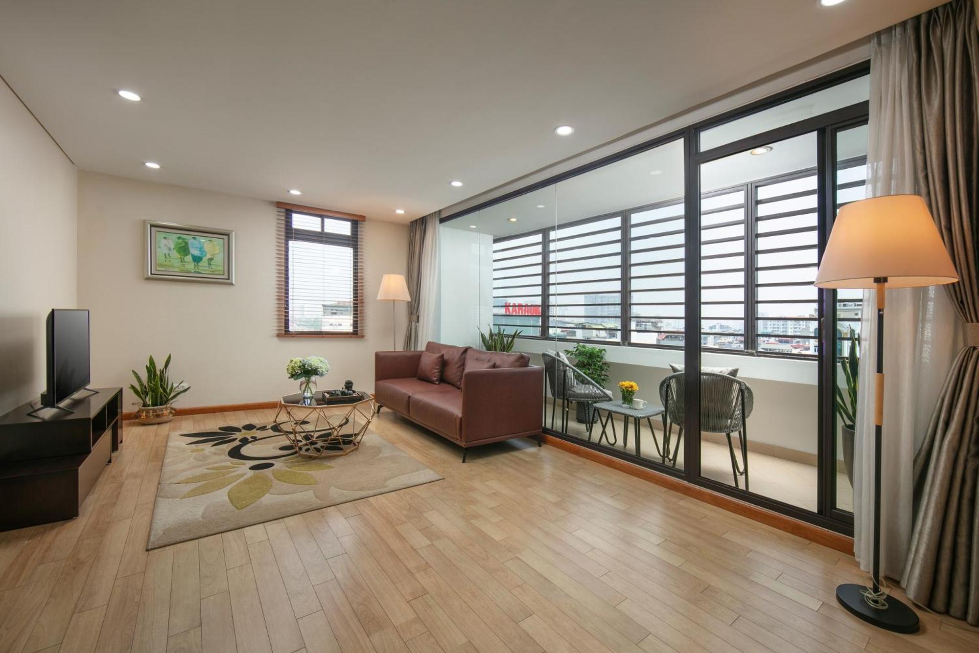 Hb Serviced Apartment - 121B Quan Hoa Hanoï Extérieur photo